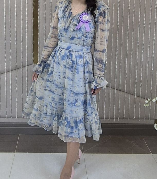 Платье из шифона 42 размера