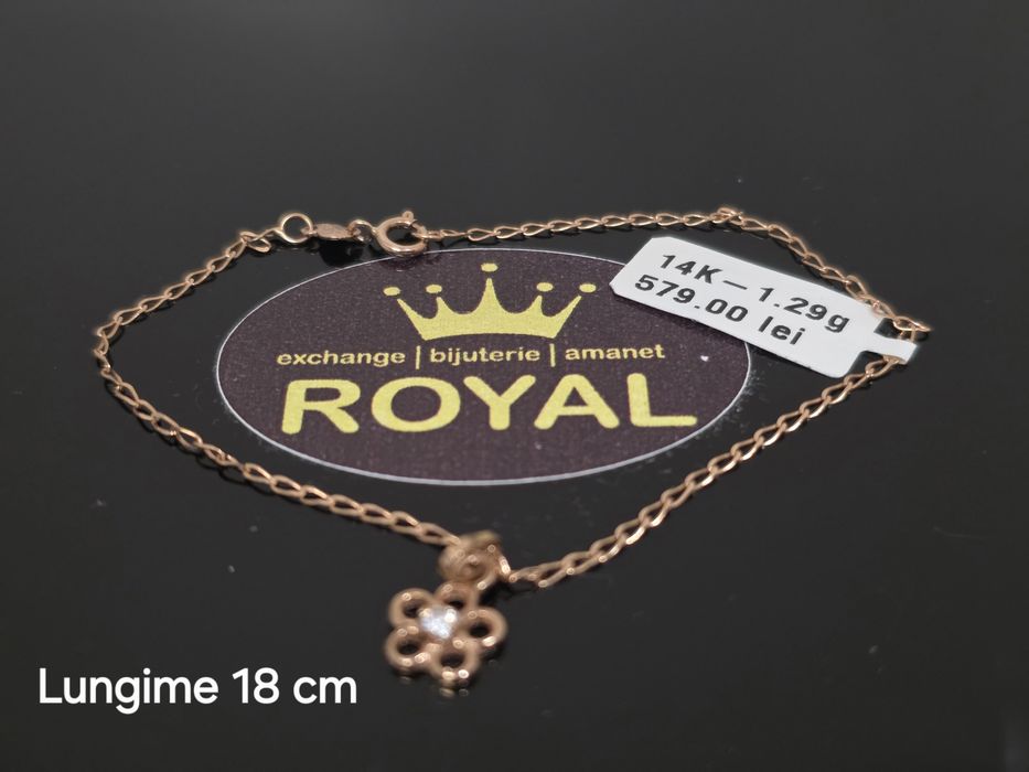 Bijuteria Royal: Bratara aur 14k/1.29 gr