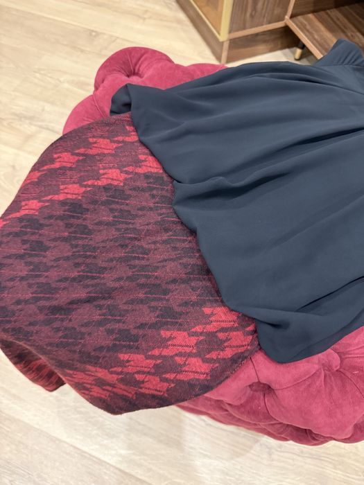 Платье комбинированное