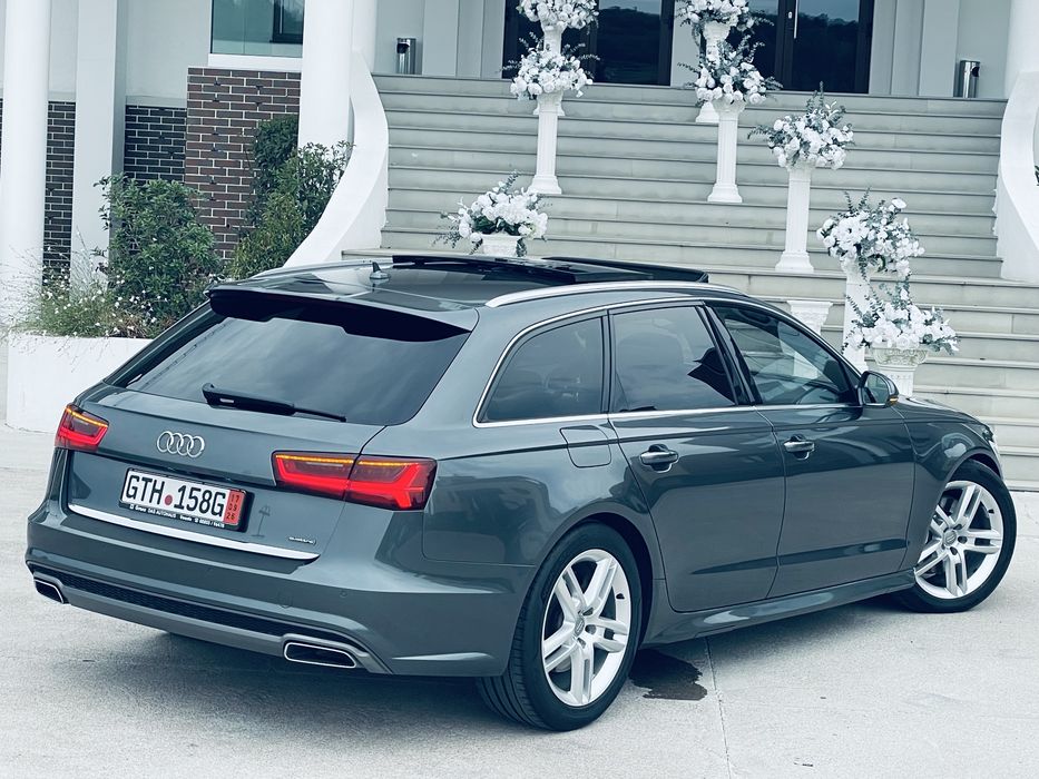AUDI A6 3.0TDI 272CP 2017/03 EURO-6 S-Line Plus de fabrica *Panoramic-Faruri Full Matrix cu semnalizari dinamice-Distronic Plus-Extra FULL*Impecabil
