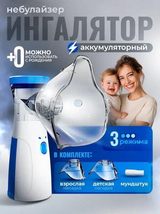 Ингалятор, небулайзер , ингаляция