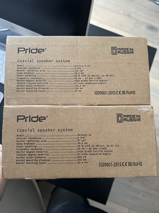 Динамики Pride Harmony 5x/6.5x