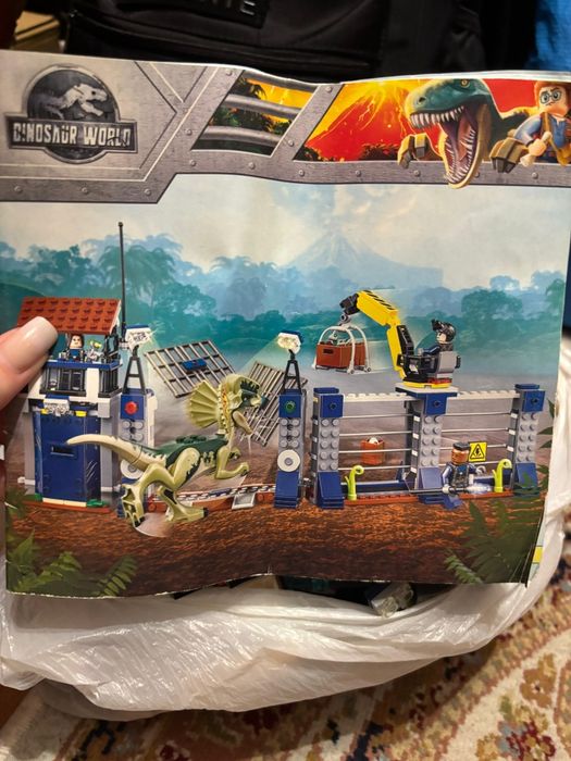 Пакет с наборами от лего