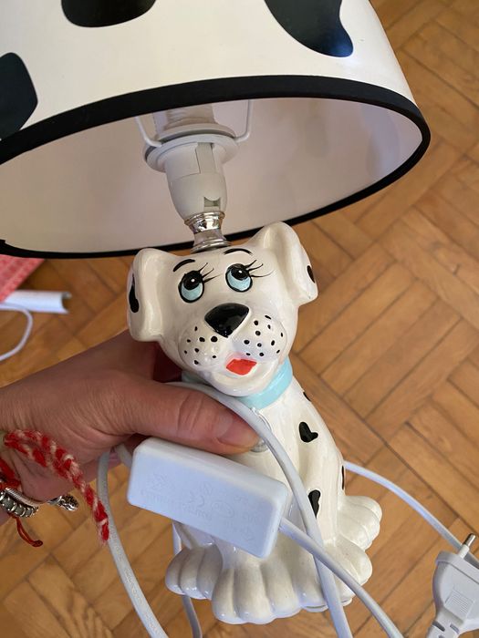 Нощна лампа костенурка и порцеланово куче