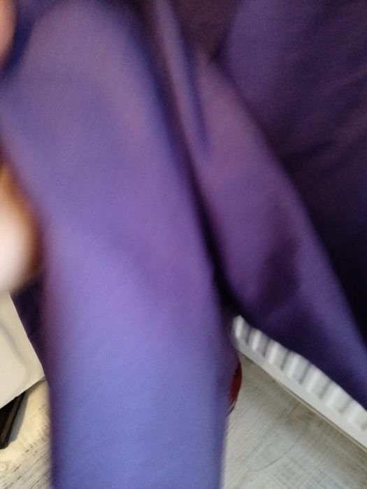 Draperii mov închis + bonus perdea alba voal