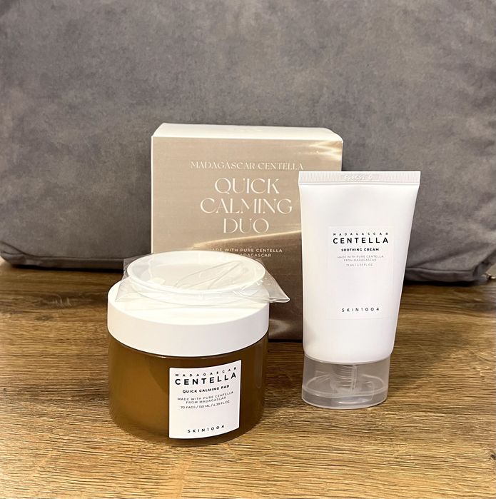 Комплект SKIN1004 Madagascar Centella крем и  Calming Pads
