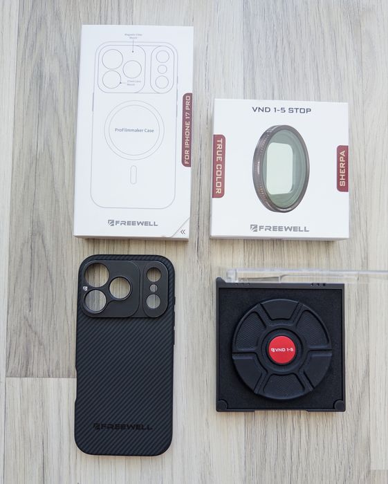iPhone 17 Pro Filmmaker Basic Kit Freewell Sherpa
