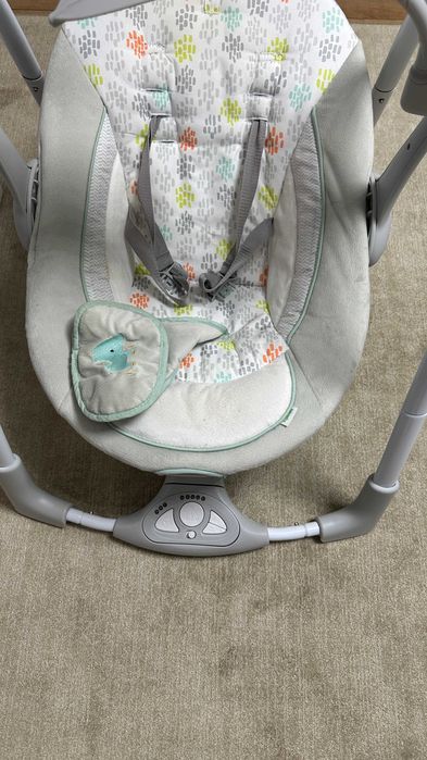 Leagăn și balansoar 2 în 1 Ingenuity PowerAdapt ConvertMe Swing-2-Seat (Garanție 09.2027)