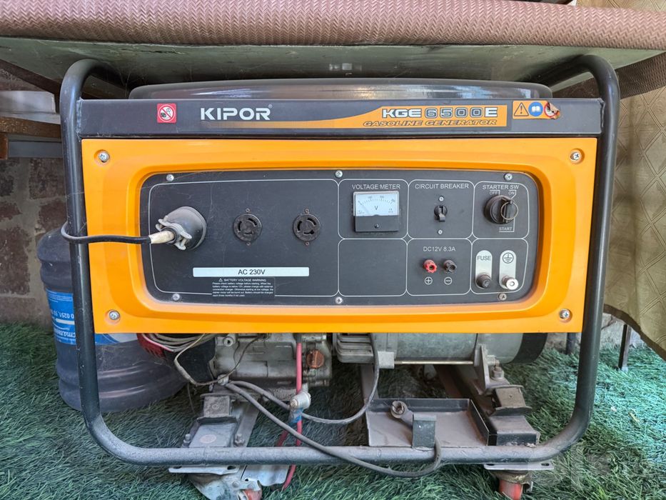 Генератор Kipor KGE6500E (5.5 кВт) Б/У