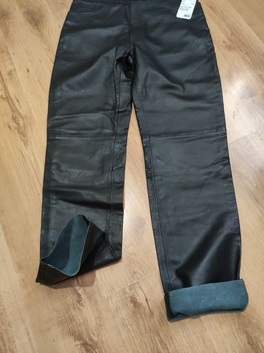 Pantaloni din piele de miel nappa Hide Society Germany mărimea 52 (M)