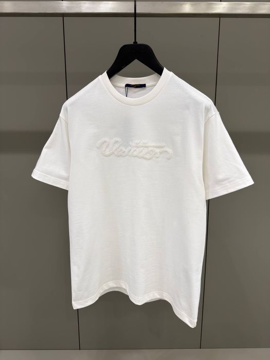 Мъжка бяла тениска LV