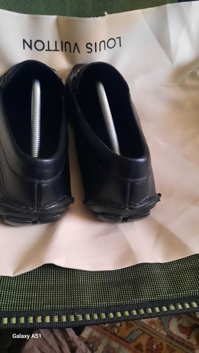 Черные Макасины PRADA КОЖА