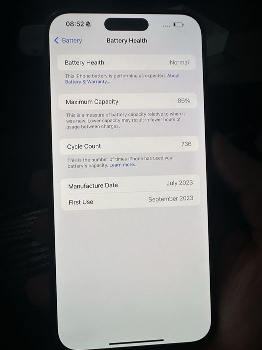 Iphone 15 pro max, dual sim