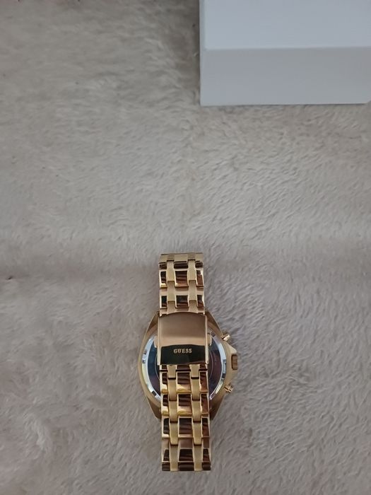 Ceas guess chronograph auriu