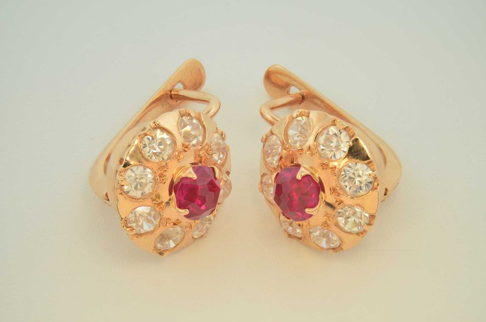 Серьги СССР  583 пробы