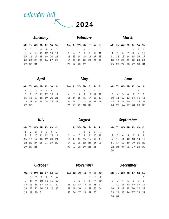 Agenda & Planner 2024