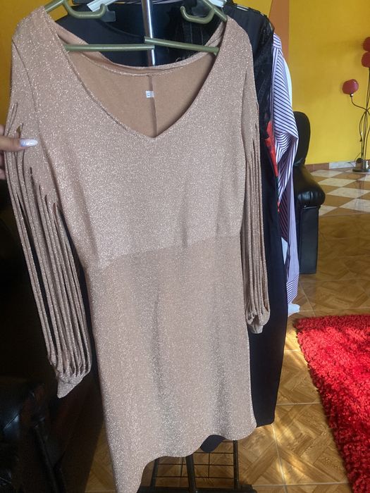 Rochie Aurie Sclipici