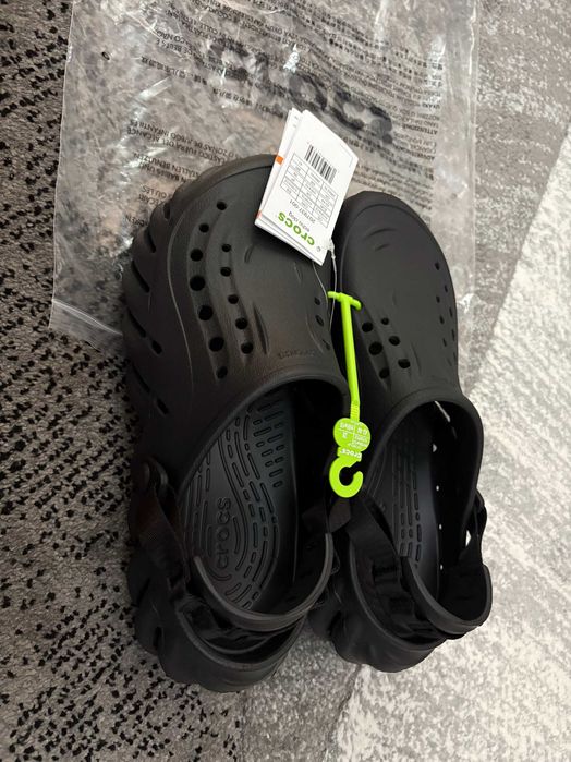 CROCS Slapi Echo Clog Black 43-44  NOI