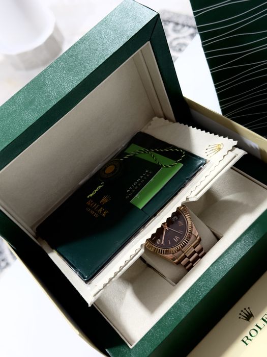 Ceas Rolex Day Date Chocolate Full Box