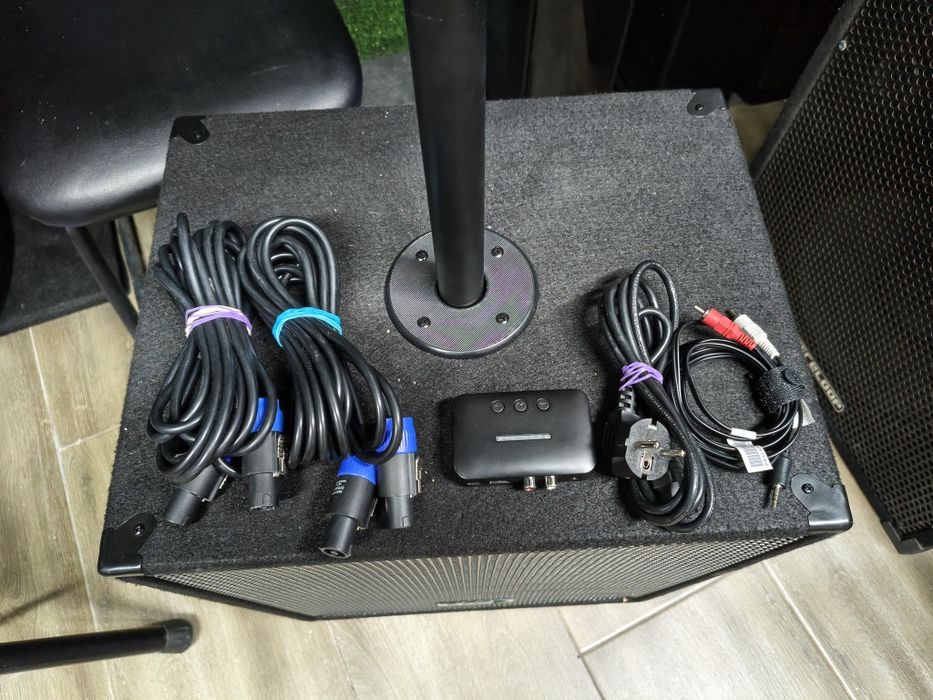 Активна система IBIZA cube-1512 с Bluetooth 15-ка бас каса с 2 бр 12-ки