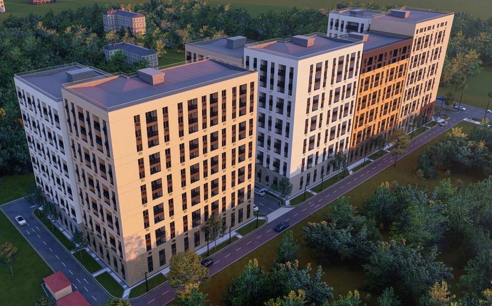 2-комнатная квартира 52,6 м², ЖК Dreamland Parkent Паркентский
