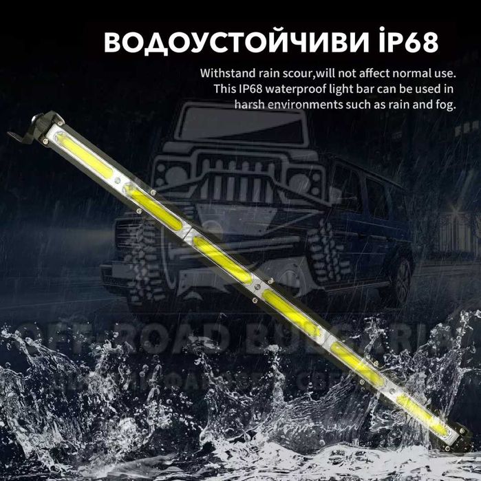 SLIM LED BAR с усилени диоди УЛТРАТЪНЪК ЛЕД БАР с усилени диоди