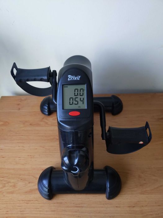 Мини велоергометър, тренажор с педали за упражнения за ръце/крака