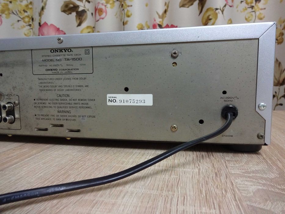 Casetofon deck Onkyo TA-1500