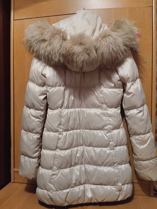 пуховик зимний на девочку рост 150-155