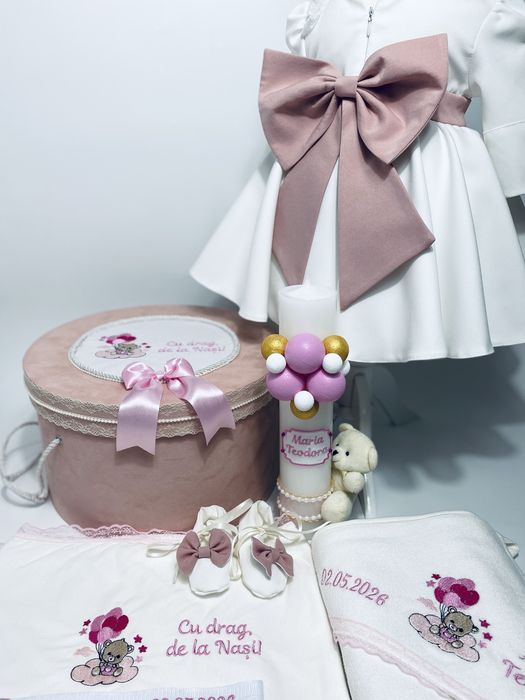 Trusou botez personalizat pentru fetite