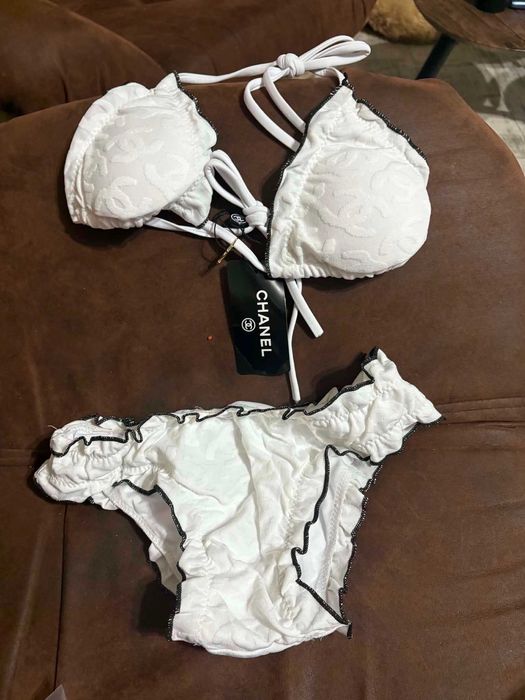 Clothes Chanel Costum baie Channel Maro ,albastru , alb marimea S,L, M