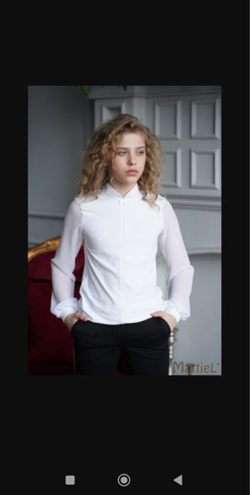 Школьные блузки Mattiel