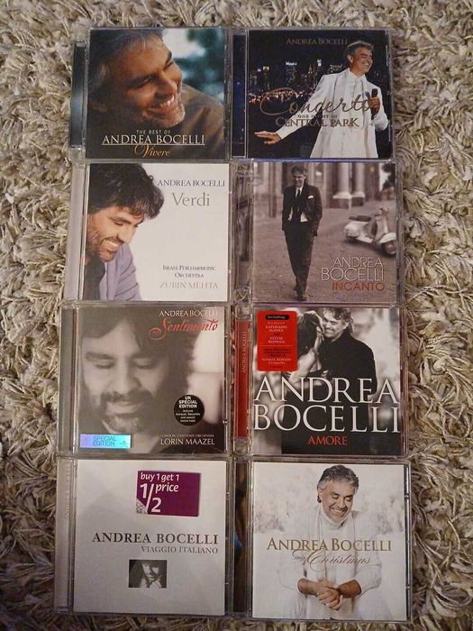 Colectie 8  cd-uri  Andrea Bocelli