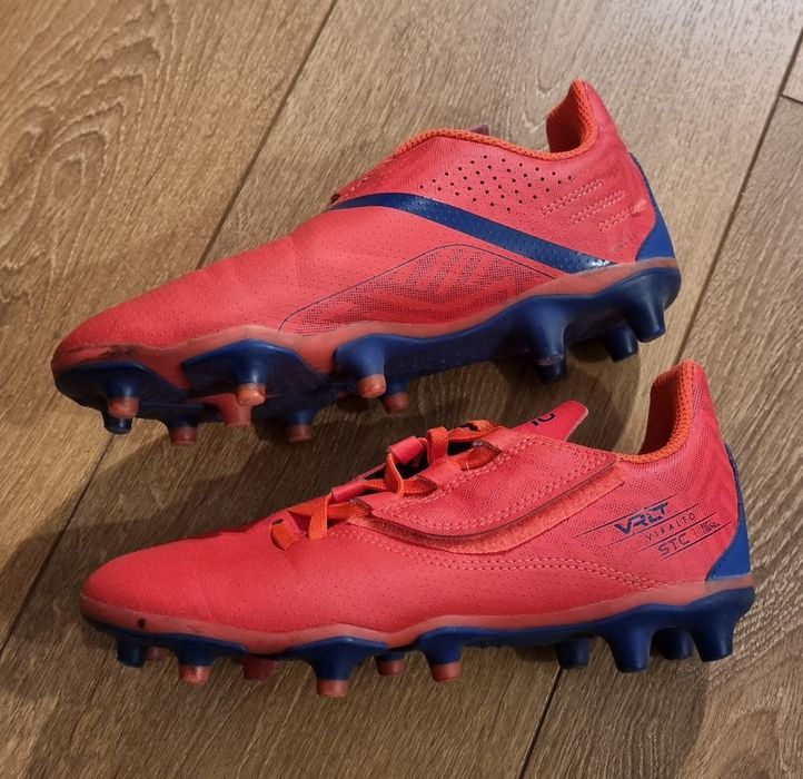 Ghete cu bandă cu arici Fotbal VIRALTO I EASY FG Copii 34