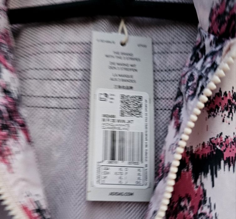 Adidas уникална оригинална дамска горница тип ветровка Л/ Хл размер