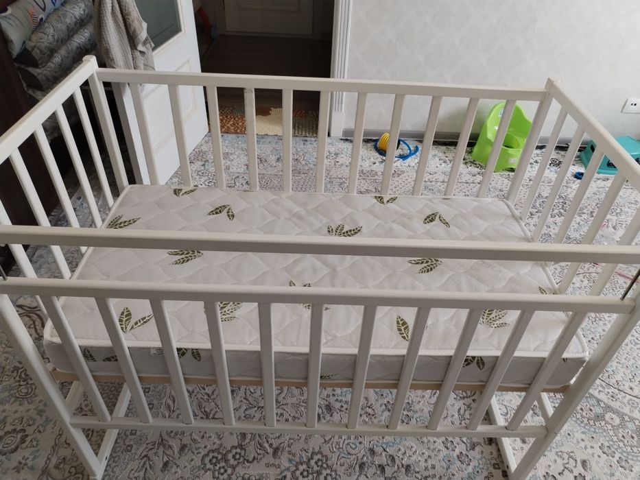 Детская кровать качалка 120*60