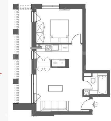 Comision 0%! Apartament cu 2 camere, finisat, balcon, garaj, zona Some