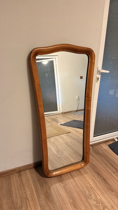 Oglindă Vintage Chippendale 1985 - Lemn Curbat - Piesă de Colecție