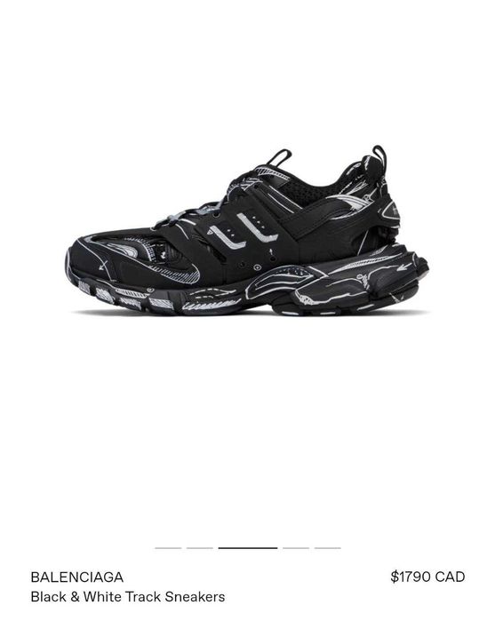 Черни мъжки маратонки Balenciaga track ID:154