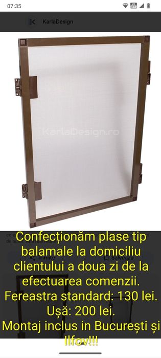 Plase țânțari/ Reparații termopane