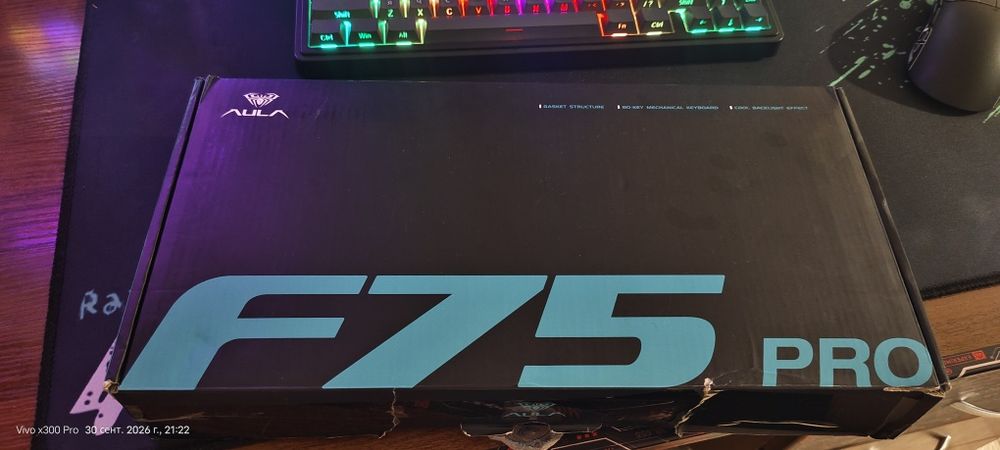 Aula F75 PRO чёрный