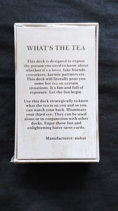 Оракулски карти - What's the tea. - 80 бр.