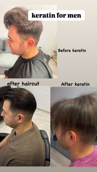 Tratament Keratina & Botox îndreptarea părului pentru Domni