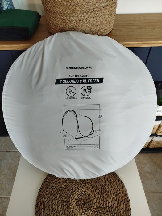 QUECHUA Заслон за Къмпинг и Плаж 2-Местен