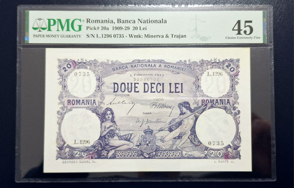 Bancnota 20 lei 1913