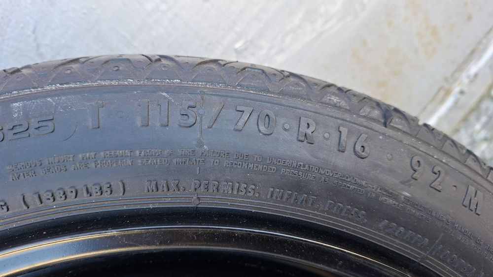 Патерица 16" 5х115 Опел Астра J