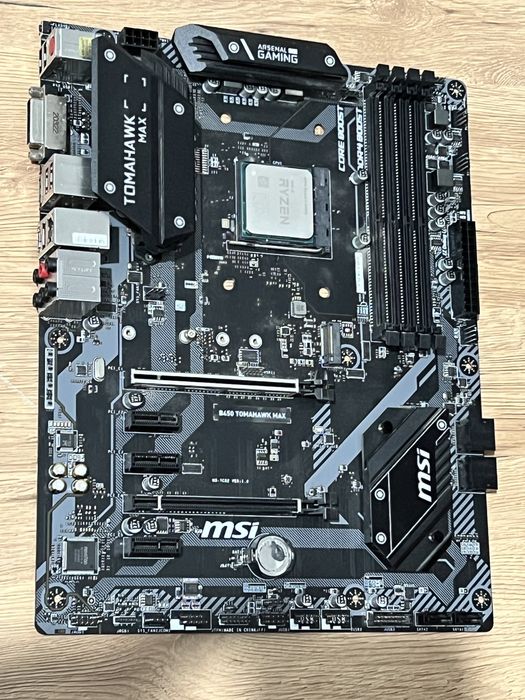 CPU Ryzen 5 3600x + MOBO MSI B450 TOMAHAWK MAX