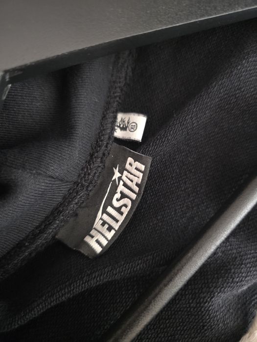 Hellstar zip-up hoodie черен — XL