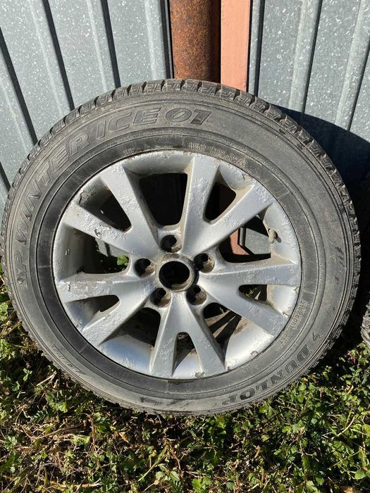 Диски литые р-16 Мазда на зиме