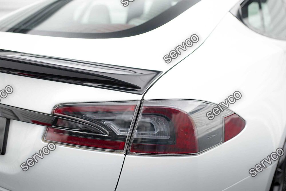 Eleron spoiler cap Tesla Model S Plaid Mk1 2021- v1 - Maxton Design
